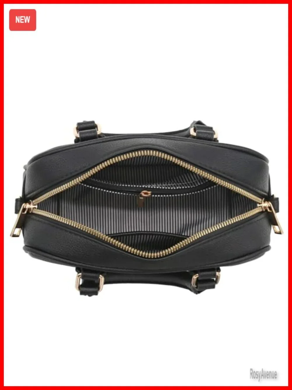 Mini PU Leather Satchel Purse Top Handle Crossbody Bag